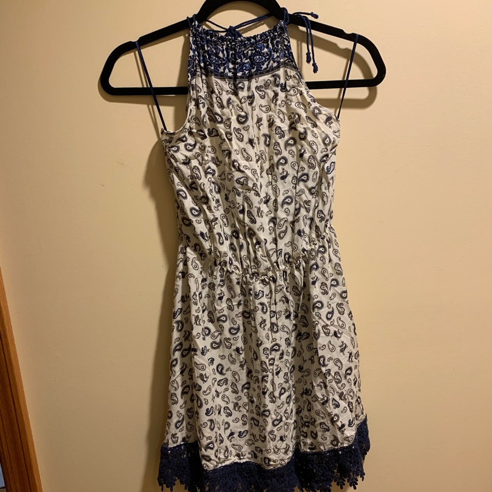 halter top paisley dress!